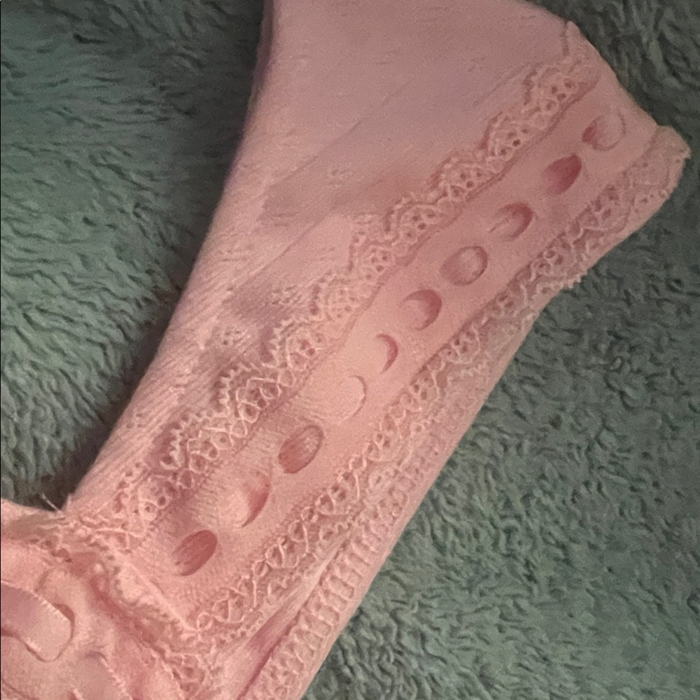 Square Neck Ribbon Mini Dress - Picture 6 of 6